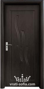 Интериорна врата 014-P, цвят венге