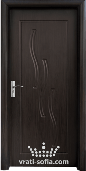 Интериорна врата 014-P, цвят венге