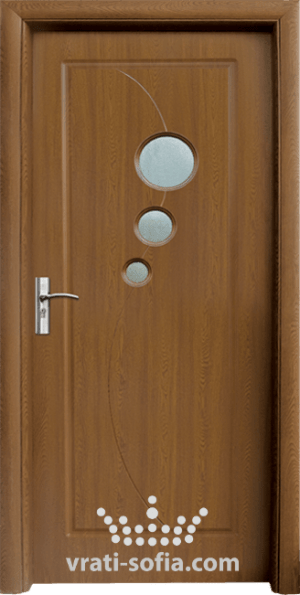 Интериорна врата 017, цвят Златен дъб