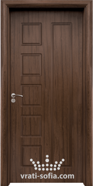 Интериорна врата 048-P, цвят Орех