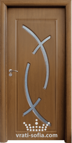 Интериорна врата 056, цвят Златен дъб
