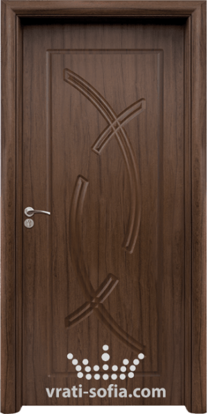 Интериорна врата 056-P, цвят Орех