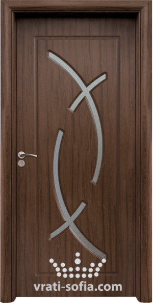 Интериорна врата 056, цвят Орех