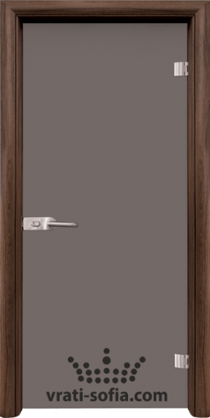 Стъклена интериорна врата Basic G 11, цвят каса Орех