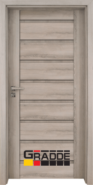 Интериорна врата Gradde Axel Voll Klasse A++, Ясен вералинга