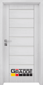 Интериорна врата Gradde Axel Glas, цвят Лиственица