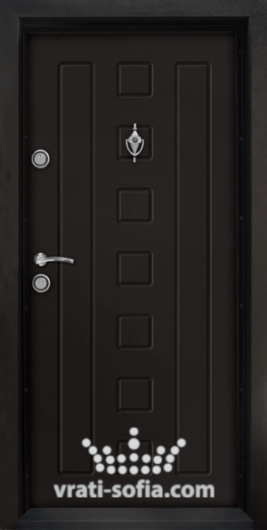 Блиндирана входна врата T 712, цвят Африка, дръжка Класик