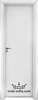 Алуминиева врата за баня Standart, цвят Бяла