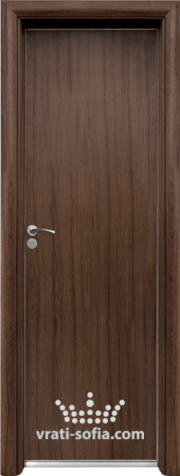 Алуминиева врата за баня Standart, цвят Орех