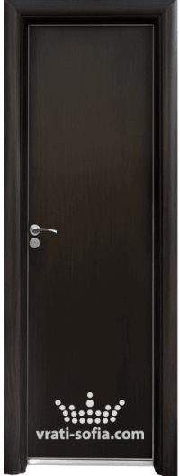 Алуминиева врата за баня Standart, цвят Венге