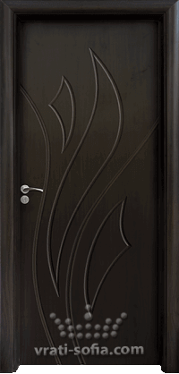 Интериорна врата серия Стандарт, модел 033-P, цвят Венге