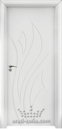 Интериорна врата серия Стандарт, модел 033-P, цвят Бял
