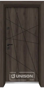 Входна врата UNISON LAMINOR L-187, Фиджи