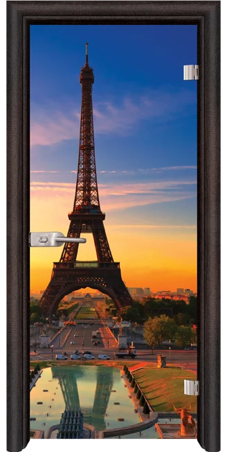 Стъклена врата Standart Print G 13-12, Венге
