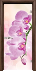 Стъклена интериорна врата, Print G 13-3 Pink